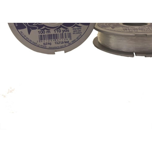 Linha Pesca Mazzaferro Branca 0,35Mm X100M 19Dp1B035 - Kit C/20 