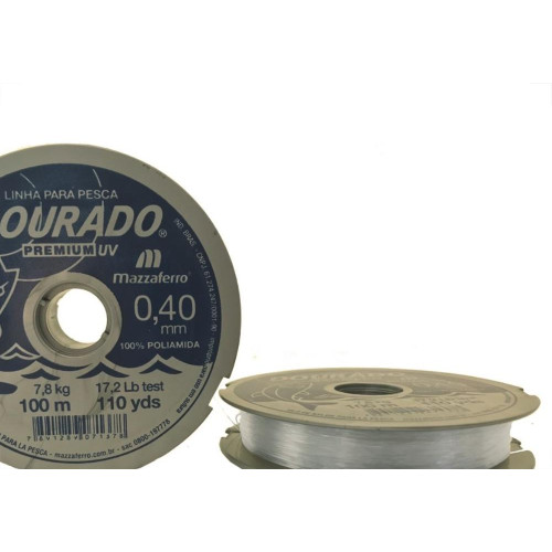 Linha Pesca Mazzaferro Branca 0,40Mm X100M 19Dp1B040 - Kit C/20 
