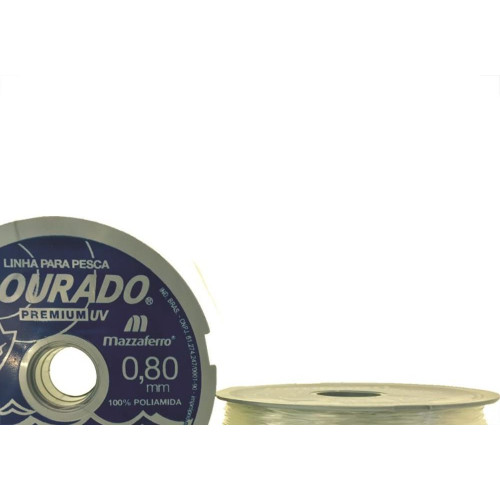 Linha Pesca Mazzaferro Branca 0,80Mm X100M 19Dp1B080 - Kit C/10 