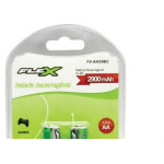 Pilha Recarregavel Flexgold Pequena ''Aa'' 2 Pecas 2900Mah Fx-Aa29B2