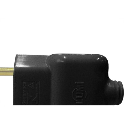 Pino Prensa Cabo Ilumi 2 Polos 20A Preto 14031Pct - Kit C/10 