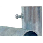 Conector Reto Aco Galvanizado Perfilaco  3/4'' Conec02 - Kit C/20 