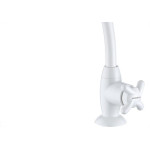 Torneira Abs Bica Movel Mesa Lorenzetti 1/4V 1167 F34 Branca 