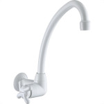 Torneira Abs Bica Movel Parede Lorenzetti 1/4V 1168 F34 Branca 