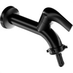 Torneira Abs Jardim Lorenzetti Longa 1/4V 1130 F61 Preta 