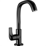 Torneira Abs Bica Movel Lavatorio Lorenzetti 1/4V 1195 F61 Preta 