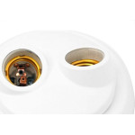 Plafonier Pvc Enerlux Soquete Duplo Branco 620