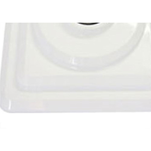 Plafonier Pvc Enerlux Branco Quadrado Soquete Porcelana E27 613
