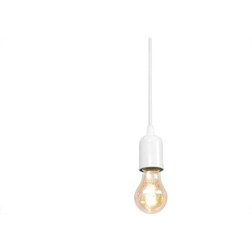 Luminaria Pendente Condulai Enerlux Solaris Branca Para Lampada Filamento 6471