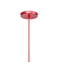 Luminaria Pendente Condulai Enerlux Solaris Vermelha Para Lampada Filamento 6474
