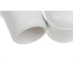 Ponteira Cadeira Forsan Borracha Branca  1/4'' 8Pecas 0049Cb