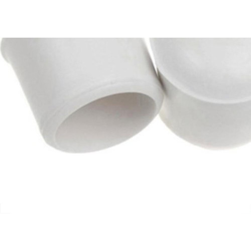 Ponteira Cadeira Forsan Borracha Branca  1/4'' 8Pecas 0049Cb