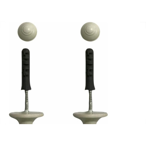 Suporte Cortina''Varao''Cadiz Simples Branco Par 29001