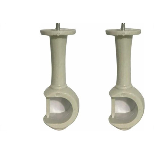 Suporte Cortina''Varao''Cadiz Grosso Branco Par 31001