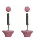 Suporte Cortina''Varao''Cadiz Grosso Rosa Par 31012