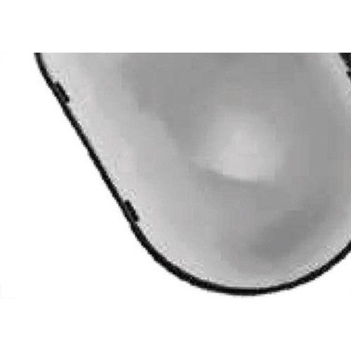 Luminaria Tartaruga Led Idl Slim 12W Preta 6500K Lt Slim 12W Led Pt