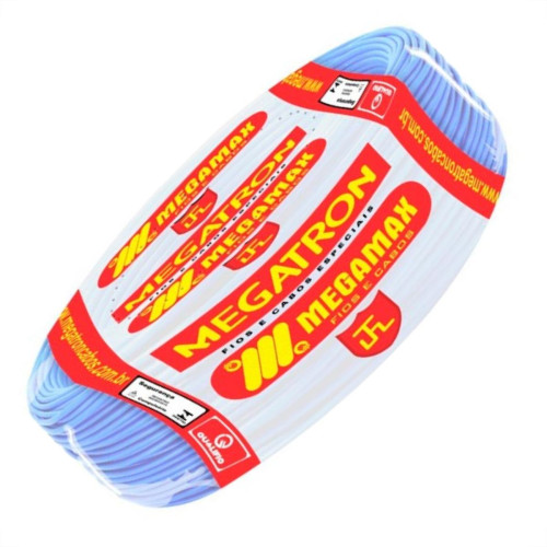 Fio Cabinho Flexivel Megatron 750V ''Por Metro'' 50Mm Azul 8003