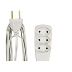 Extensao Daneva Tripla Sort Paralelo Branca 1,3M 10A Saco Dn1911
