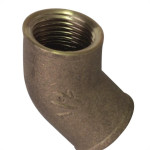 Cotovelo Latao Metais Rei 45X1/2'' Rosca Rosca Amarelo 10267