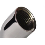 Cotovelo Latao Metais Rei 45X1/2'' Rosca Rosca Cromado 10262