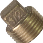 Plug Latao Metais Rei 1/2 Rosca Rosca Macho Amarelo 10199