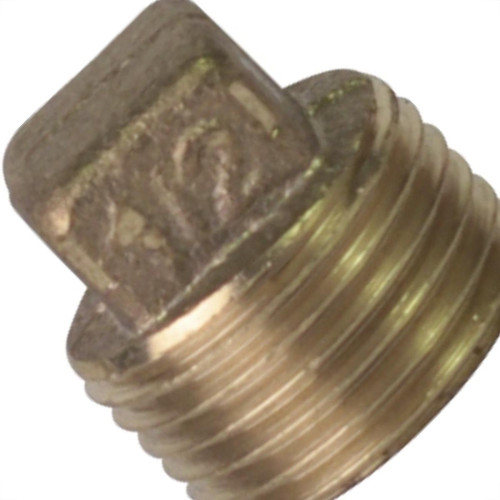 Plug Latao Metais Rei 1/2 Rosca Rosca Macho Amarelo 10199