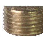 Plug Latao Metais Rei 1/2 Rosca Rosca Macho Amarelo 10199