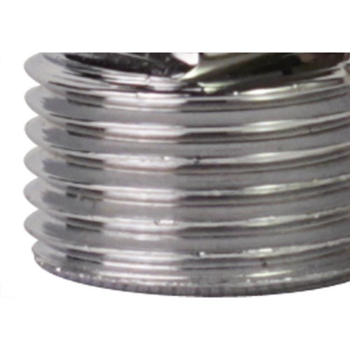 Plug Latao Metais Rei 1/2 Rosca Rosca Macho Cromado 10200