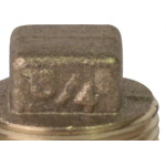 Plug Latao Metais Rei 3/4 Rosca Rosca Macho Amarelo 10201