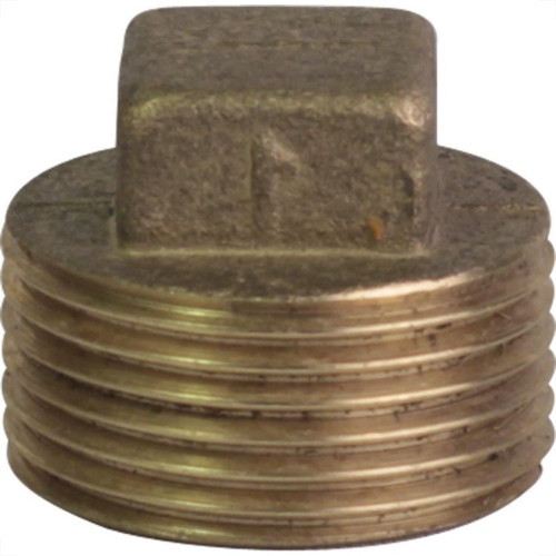 Plug Latao Metais Rei 1 Rosca Rosca Macho Amarelo 10242