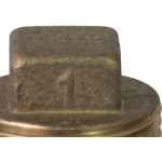 Plug Latao Metais Rei 1 Rosca Rosca Macho Amarelo 10242