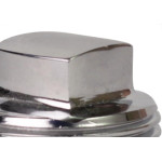 Plug Latao Metais Rei 1 Rosca Rosca Macho Cromado 10243