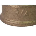 Tampao Caps Latao Metais Rei 3/4 Amarelo 10231