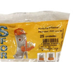 Bucha Fixacao Sforplast Gesso Drywall 4'' 24 A 32 + Parafuso 25 Pecas 214
