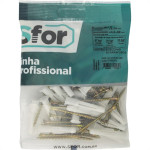 Bucha Fixacao Sforplast Baiano/Gesso 08 Com Parafuso 50Pecas 263