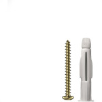 Bucha Fixacao Sforplast Baiano/Gesso 10 Com Parafuso 25Pecas 275