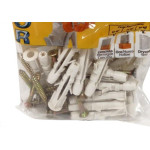 Bucha Fixacao Sforplast Tijolo Baiano Sfu 10 Com Parafuso 25 Pecas 2649