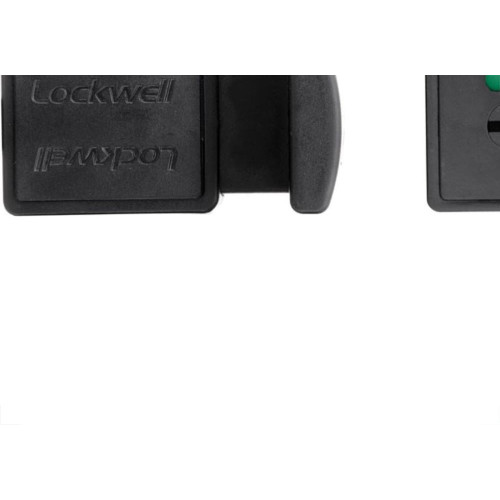 Fechadura Trinco Wc Livre/Ocupado Pvc 35Mm Preto Lockwell 855