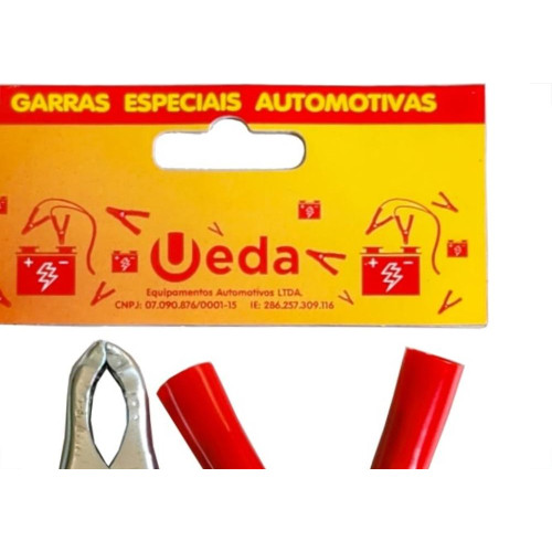 Garra 50A Com Espaguete Vermelha E Preta Com 2Pecas 9011E1Pvs