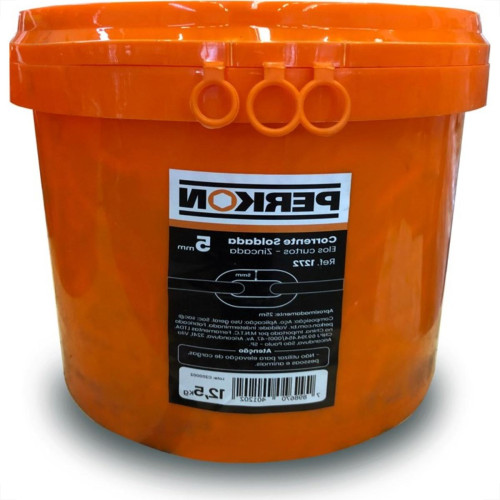Corrente Soldada Perkon Zincada 5,0 12,5Kg/ 25M 1272