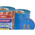 Lona Plastica Maxilona Azul Reciclada 4X 50M+10M 13Kg 100 Micras 1.01.0056