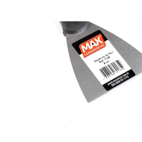 Espatula Max Aco Carbono Cabo Plastico 08Cm