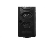 Tomada Barra Naticon   Quintupla 10A 2 Polos +Terra Preta 571