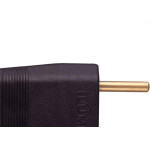 Pino Macho 2 Polos Ilumi 10A Preto 1403Pct - Kit C/10 