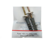 Parafuso Sanitario Toralf Bucha 8 Latonado 2Pecas 106710