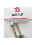 Parafuso Sanitario Toralf Bucha 8 Latonado 2Pecas 106710