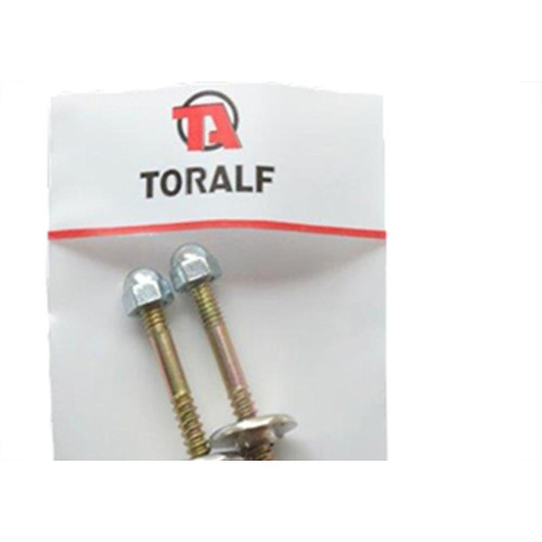 Parafuso Sanitario Toralf Bucha 10 Latonado 2Pecas 106810
