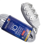 Extensao Naticon Tripla Paralela 2X0,75 Branca 10M 581