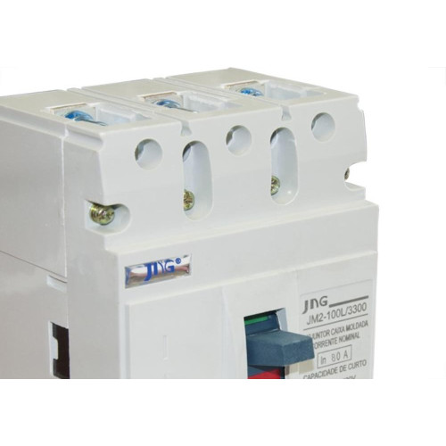 Disjuntor Caixa Moldada Jng Tripolar 80A Jm2- 100L 15178