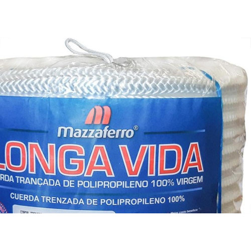 Corda Polipropileno Trancada Mazzaferro 8,0Mm Longa Vida Branca+-220M 29Cs0803B220